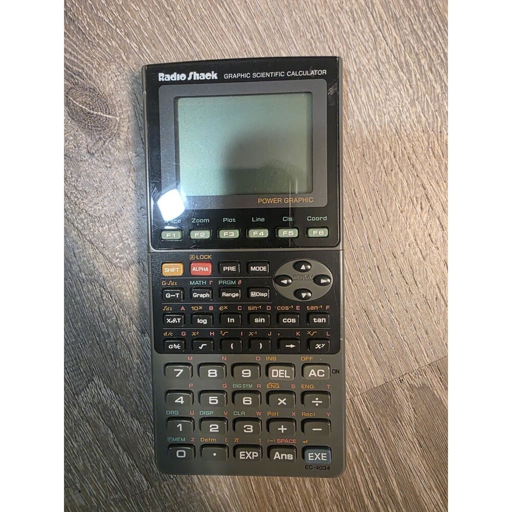 Radio Shack EC 4034Vintage Graphic Scientific Calculator Not Tested